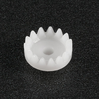 Harfington Uxcell 30Pcs C152A Plastic Gear Accessories with 15 Teeth for DIY Car Robot Motor