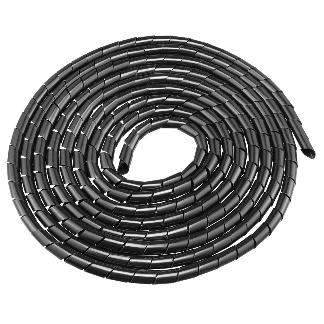 uxcell Uxcell 14mm Flexibel Spiral Kabel Draht Computer Verwalten Schnur Schwarz 4,5-6M de