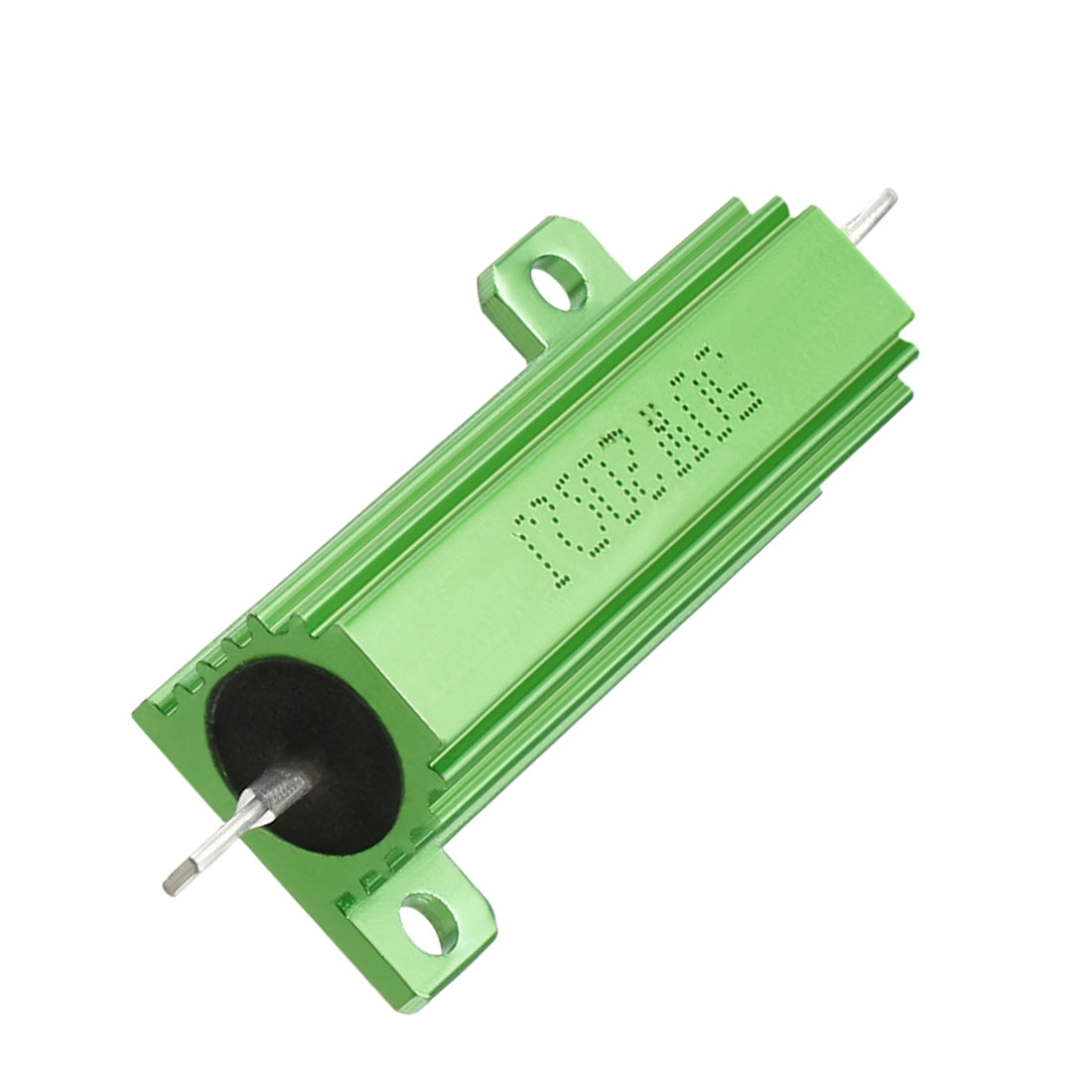 uxcell Uxcell 50W 20 Ohm 5% Aluminum Housing Resistor Screw  Chassis Mounted Aluminum Case Wirewound Resistor Load Resistors Green 2 pcs