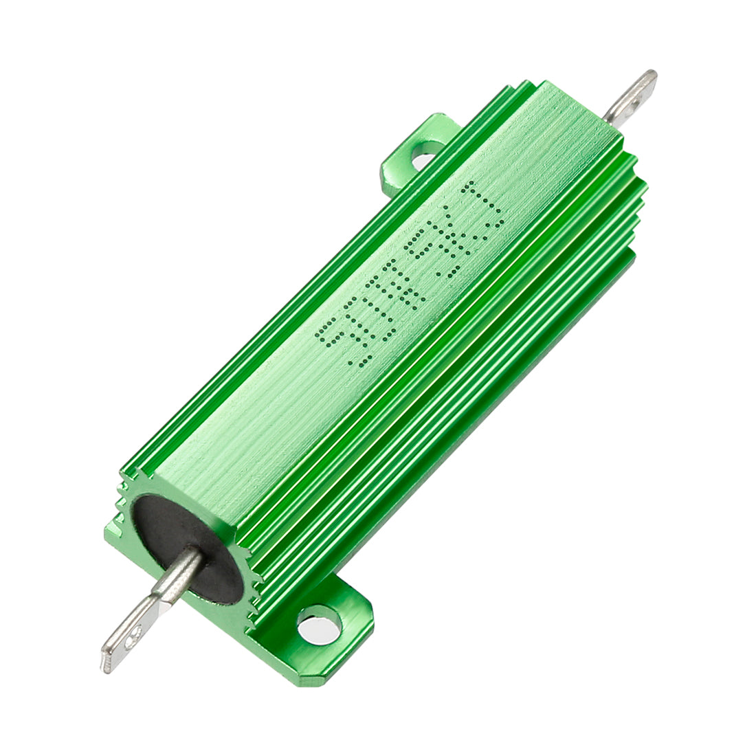 uxcell Uxcell 50W 5k Ohm 5% Aluminum Housing Resistor Screw  Chassis Mounted Aluminum Case Wirewound Resistor Load Resistors Green 1 pcs