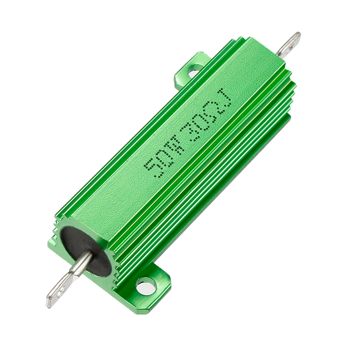 uxcell Uxcell 50W 30 Ohm 5% Aluminum Housing Resistor Screw  Chassis Mounted Aluminum Case Wirewound Resistor Load Resistors Green 1 pcs