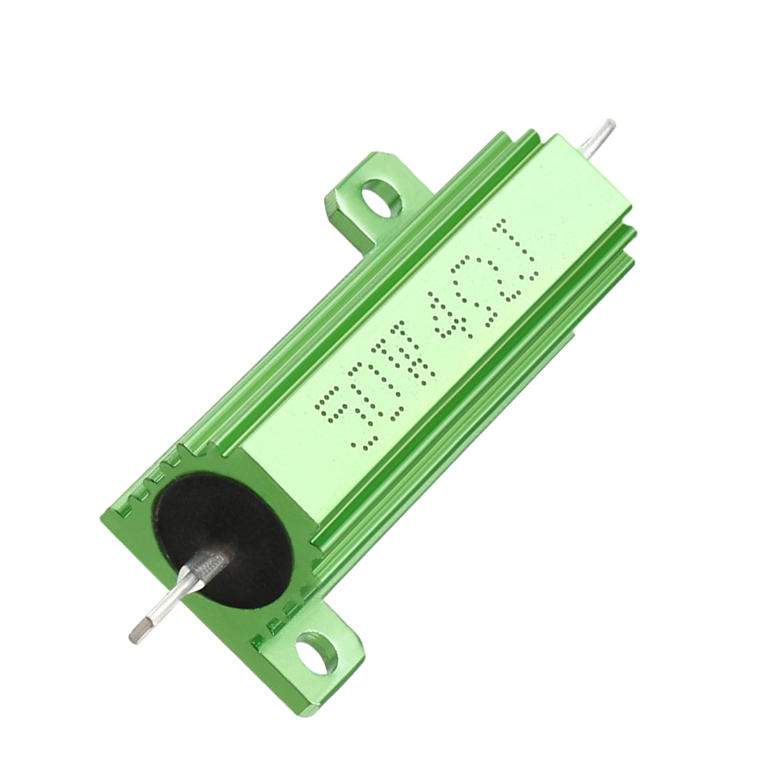 uxcell Uxcell 50W 4 Ohm 5% Aluminum Housing Resistor Screw  Chassis Mounted Aluminum Case Wirewound Resistor Load Resistors Green 1 pcs