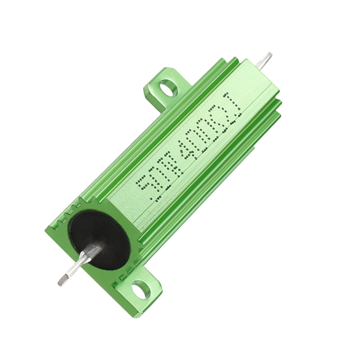 uxcell Uxcell 50W 400 Ohm 5% Aluminum Housing Resistor Screw  Chassis Mounted Aluminum Case Wirewound Resistor Load Resistors Green 1 pcs