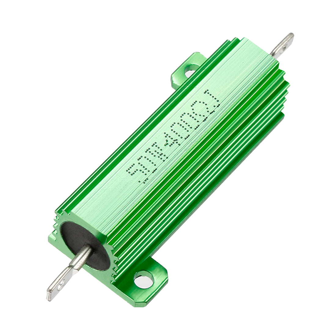 uxcell Uxcell 50W 400 Ohm 5% Aluminum Housing Resistor Screw  Chassis Mounted Aluminum Case Wirewound Resistor Load Resistors Green 1 pcs