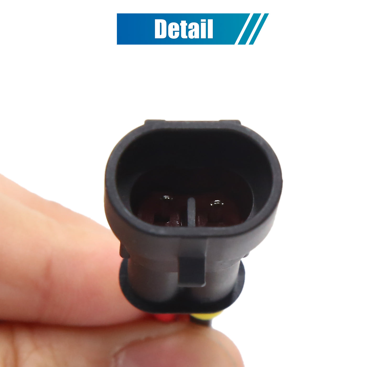 uxcell Uxcell Pair Car Auto H11 Male Female Wire Harness Foglight Lamp Bulb Socket Adapter Connector Universal Replacement Black