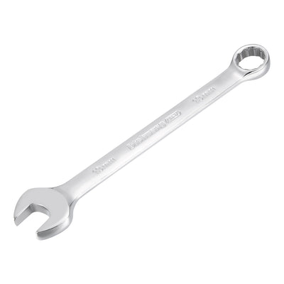 Harfington Uxcell Metric 13mm 12-Point Box Open End Combination Wrench Chrome Finish, Cr-V