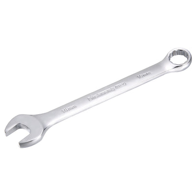 Harfington Uxcell Metric 12-Point Box Open End Combination Wrench Electrophoresis Coating, Cr-V