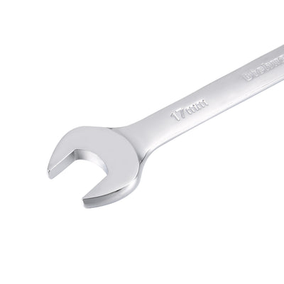 Harfington Uxcell Metric 12-Point Box Open End Combination Wrench Electrophoresis Coating, Cr-V