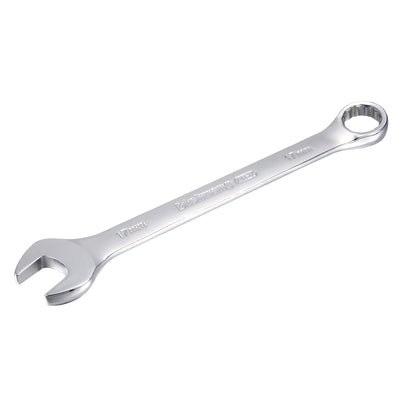 Harfington Uxcell Metric 12-Point Box Open End Combination Wrench Electrophoresis Coating, Cr-V