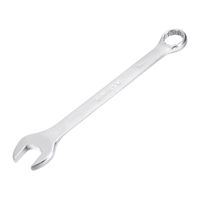 Harfington Uxcell Metric 12-Point Box Open End Combination Wrench Electrophoresis Coating, Cr-V