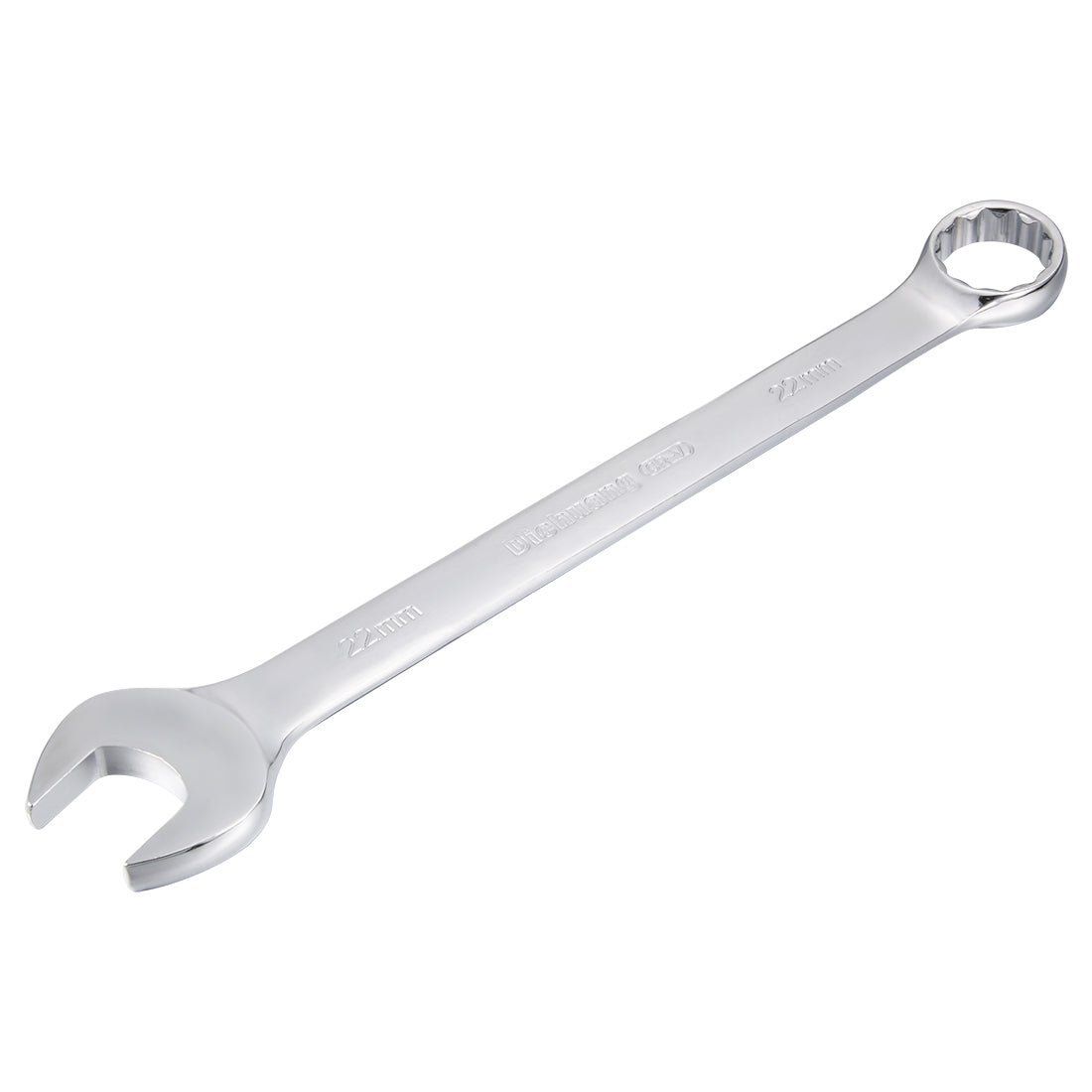 uxcell Uxcell Metric 12-Point Box Open End Combination Wrench Electrophoresis Coating, Cr-V