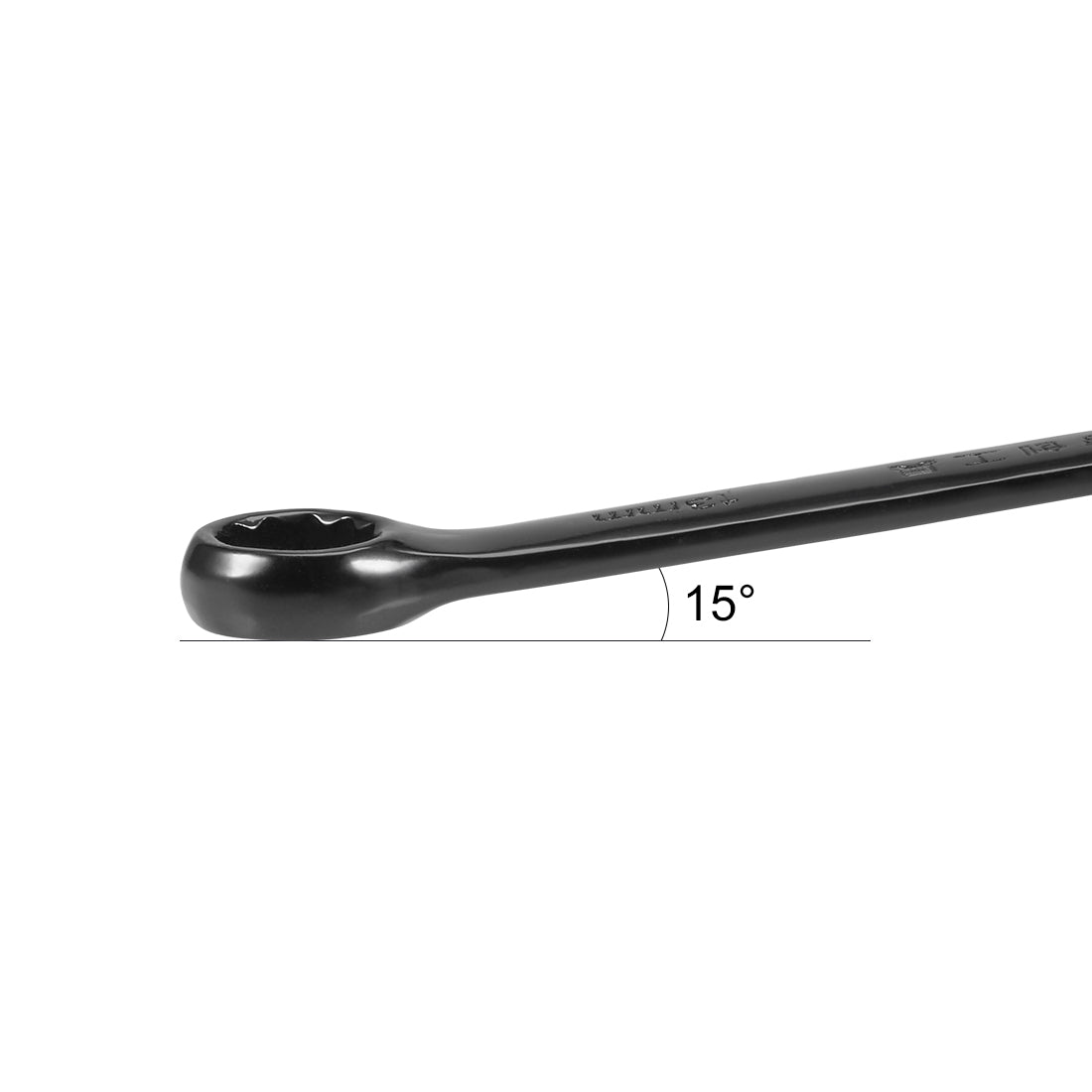 uxcell Uxcell Metric 13mm 12-Point Box Open End Combination Wrench 	Black Electrophoresis Coating, Cr-V