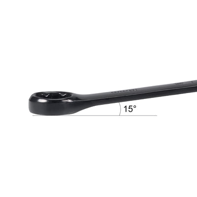 Harfington Uxcell Metric 12-Point Box Open End Combination Wrench Electrophoresis Coating, Cr-V