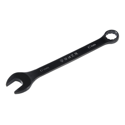 Harfington Uxcell Metric 12-Point Box Open End Combination Wrench Electrophoresis Coating, Cr-V