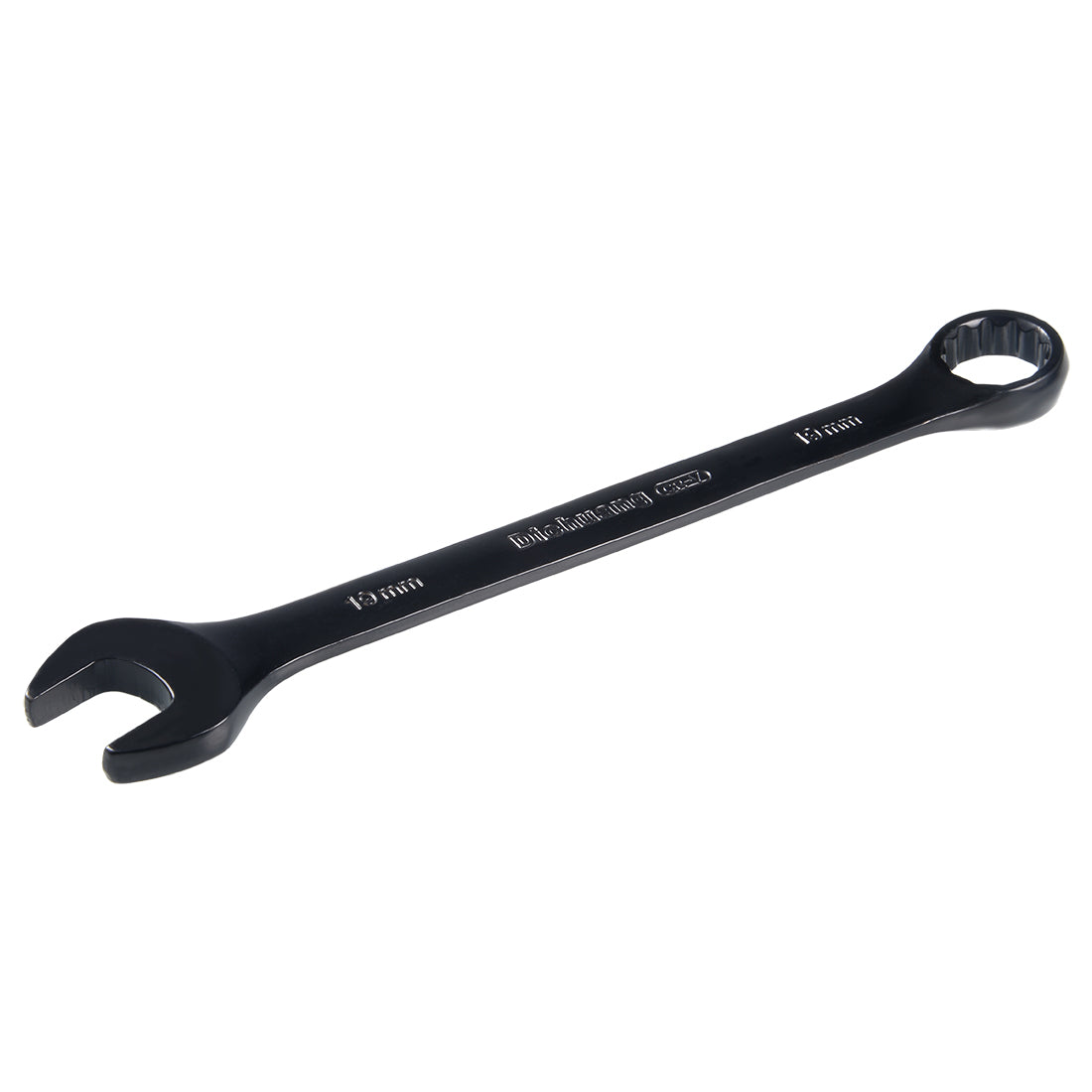 uxcell Uxcell Metric 12-Point Box Open End Combination Wrench Electrophoresis Coating, Cr-V