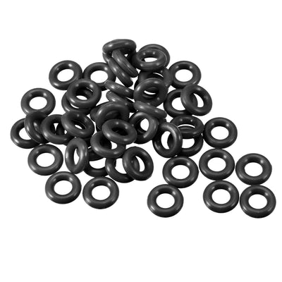 uxcell Uxcell O-Rings Nitrile Rubber 2.5mm x 5.5mm x 1.5mm Seal Rings Sealing Gasket 50pcs