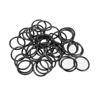 uxcell Uxcell O-Rings Nitrile Rubber 16mm x 19mm x 1.5mm Seal Rings Sealing Gasket 50pcs