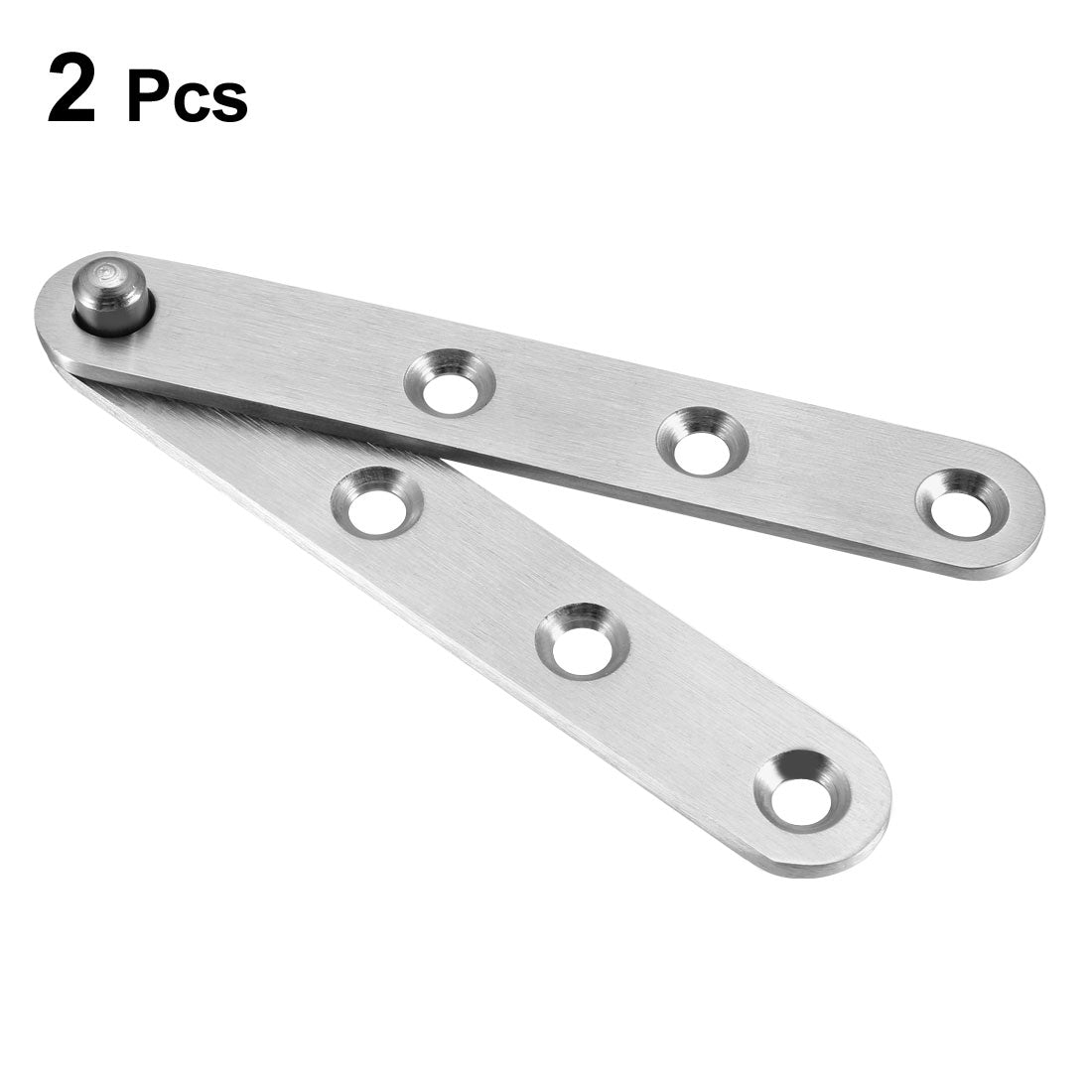 uxcell Uxcell Door Pivot Hinge, 100mmx16mmx11mm Stainless Steel 360 Degree Rotating 2pcs