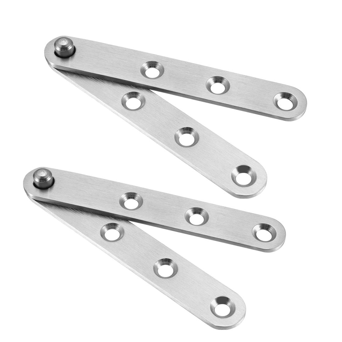 uxcell Uxcell Door Pivot Hinge, 100mmx16mmx11mm Stainless Steel 360 Degree Rotating 2pcs