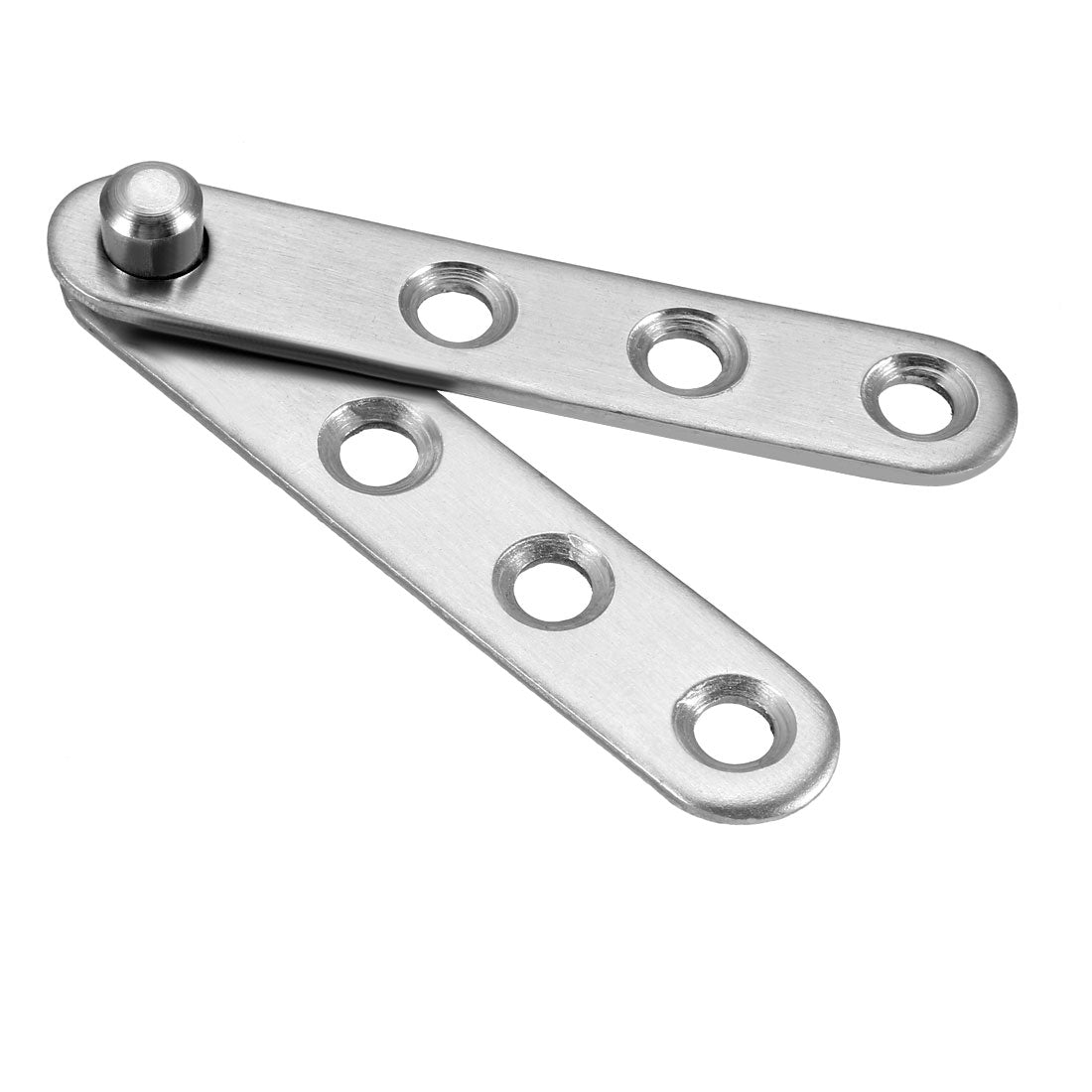 uxcell Uxcell Door Pivot Hinge, 58mmx11mmx9mm Stainless Steel 360 Degree Rotating 4pcs