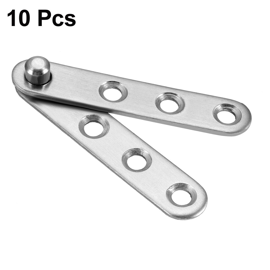 uxcell Uxcell Door Pivot Hinge, 58mmx11mmx9mm Stainless Steel 360 Degree Rotating 10pcs