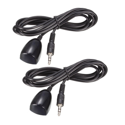 Harfington Uxcell 2pcs 3.5mm IR Remote Control Receiver Extension 1.5meter 8-12m Receiving