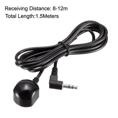 Harfington Uxcell IR Infrared Receiver Extender Cable 3.5mm Jack 4.9feet Long 26-39FT Receiving Distance 2pcs