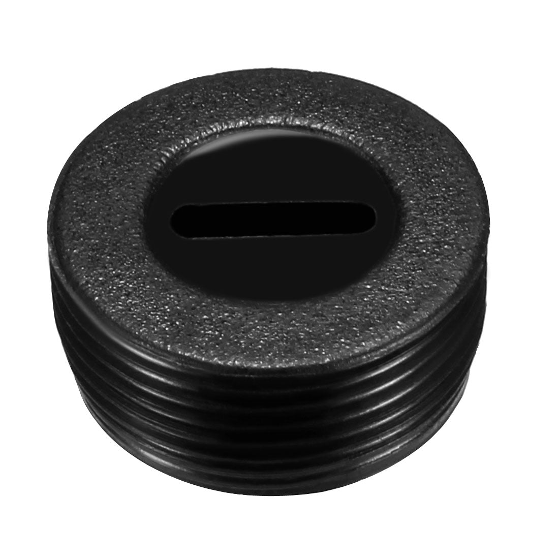 uxcell Uxcell Carbon Brush Holder Caps 17mm O.D. 9.5mm I.D. 7.7mm Thickness Motor Brush Cover Plastic Fitting Thread Black 2pcs