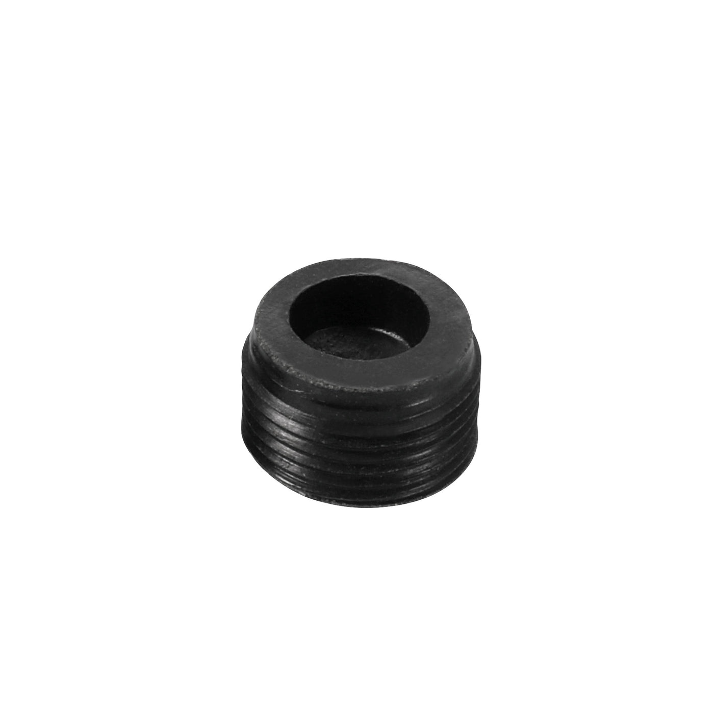 uxcell Uxcell Carbon Brush Holder Caps 14mm O.D. 7.5mm I.D. 8mm Thickness Motor Brush Cover Plastic Fitting Thread Black 2pcs