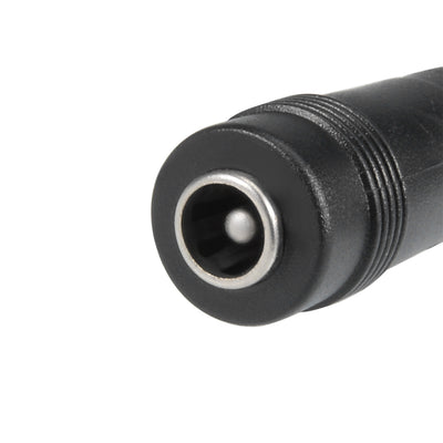 Harfington Uxcell 10 Stück DC Stromanschluss 3,5x1,35mm Stecker auf 5,5x2,1mm Klinke Adapter Fassverbinder