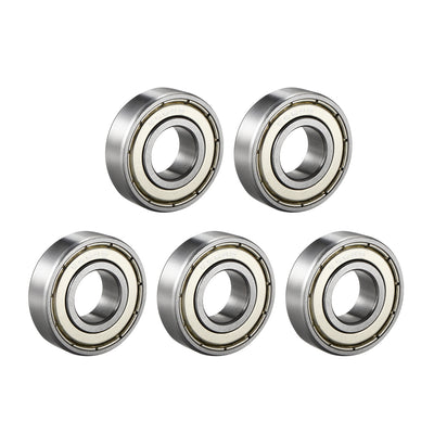 Harfington Uxcell Deep Groove Ball Bearings Inch Double Shielded Chrome Steel ABEC1 Z2 Level