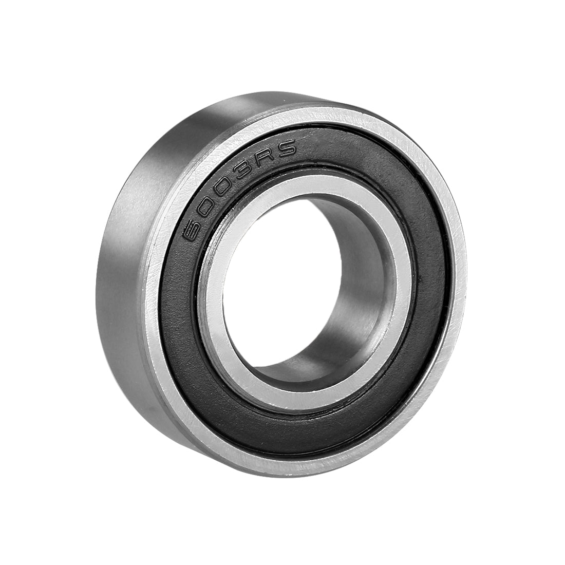 uxcell Uxcell Deep Groove Ball Bearing 6003RS Single Sealed, 17mm x 35mm x 10mm Chrome Steel Bearings, 1Pack