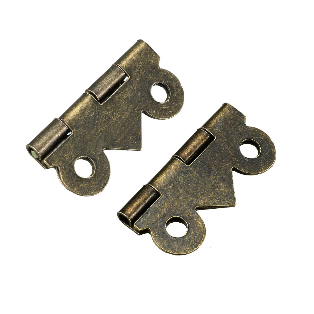 uxcell Uxcell 0.98" Antique Bronze Hinges Retro Butterfly Shape Hinge Replacement with Screws 19pcs