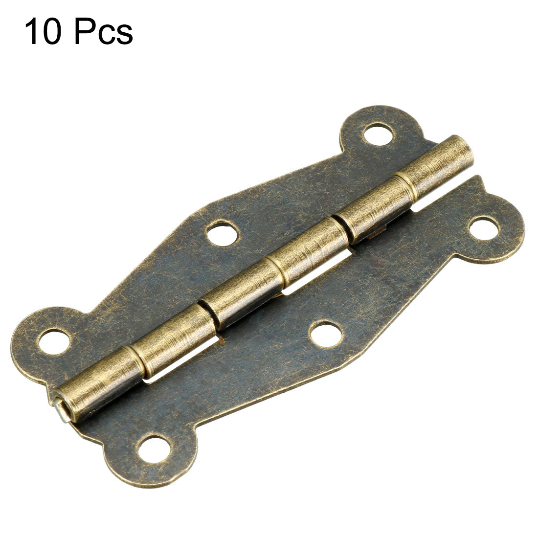 uxcell Uxcell 2" Retro Bronze Hinges Retro Butterfly Shape Hinge Replacement with Screws 10pcs