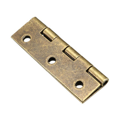 Harfington Uxcell 1.97" Antique Bronze Hinges Retro Hinge Replacement with Screws 8pcs