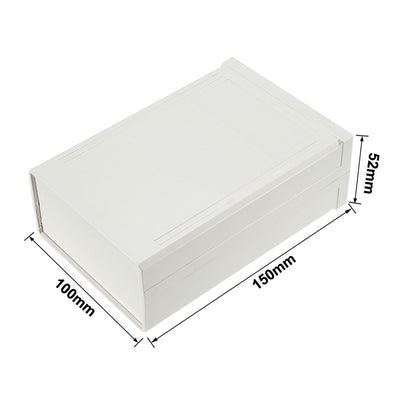 Harfington Uxcell 150 x 100 x 50mm Electronic Plastic DIY Junction Box Enclosure Case grey white