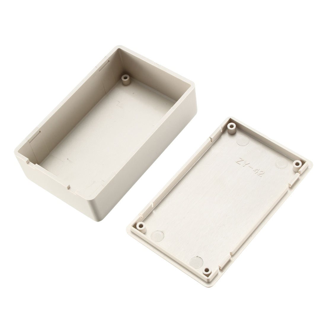 uxcell Uxcell 2pcs 80 x 50 x 26mm Electronic Plastic DIY Junction Box Enclosure Case Beige