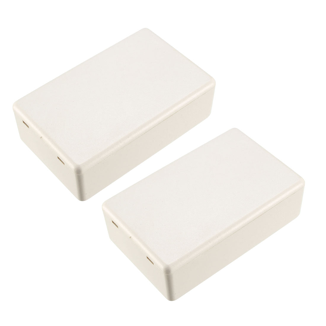 uxcell Uxcell 2pcs 80 x 50 x 26mm Electronic Plastic DIY Junction Box Enclosure Case Beige