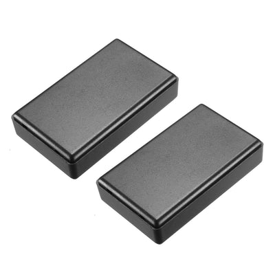 Harfington Uxcell 2pcs 70 x 42 x 18mm Electronic Plastic DIY Junction Box Enclosure Case Black