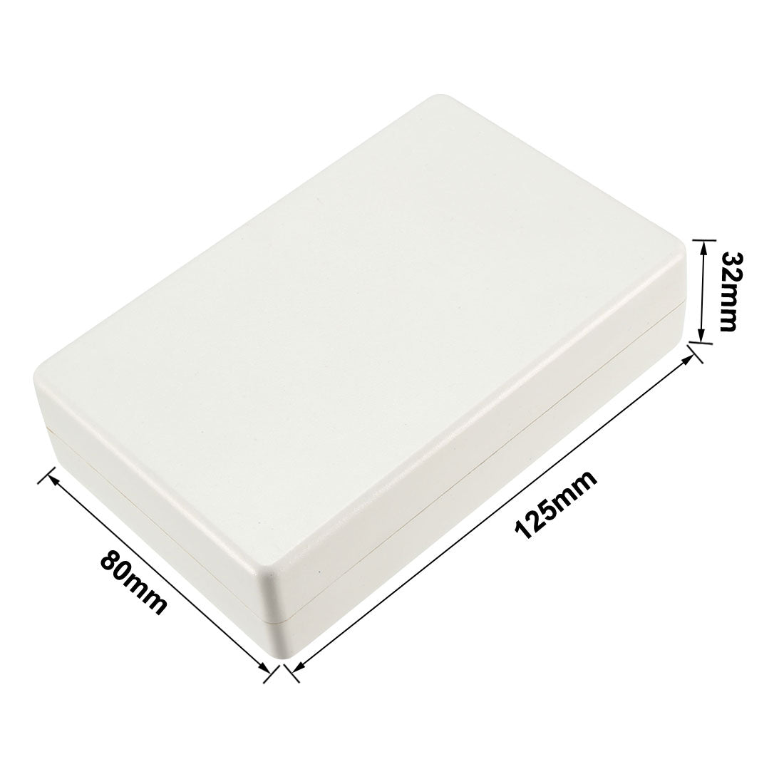 uxcell Uxcell 125 x 80 x 32mm Electronic Plastic DIY Junction Box Enclosure Case White