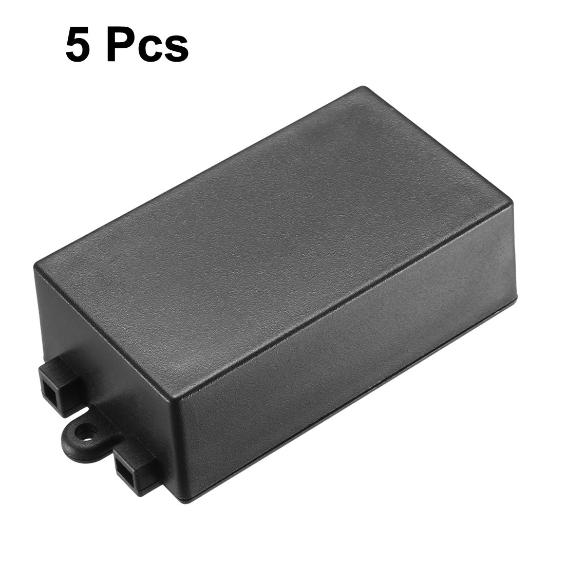 uxcell Uxcell 5pcs 80 x 38 x 22mm Electronic Plastic DIY Junction Box Enclosure Case Black