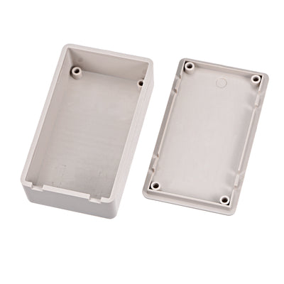 Harfington Uxcell 2Pcs 71 x 41 x 23mm Electronic Plastic DIY Junction Box Enclosure Case Grey White