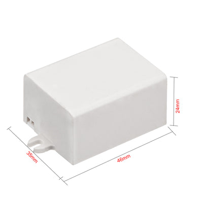 Harfington Uxcell 7Pcs 46 x 35 x 24mm Electronic Plastic DIY Junction Box Enclosure Case White