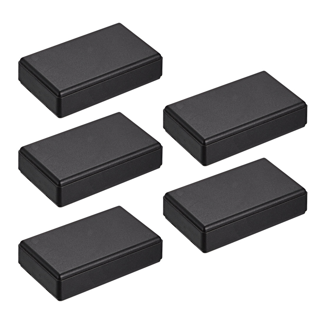 uxcell Uxcell 5Pcs 58 x 35 x 15mm Electronic Plastic DIY Junction Box Enclosure Case Black