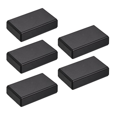 Harfington Uxcell 5Pcs 58 x 35 x 15mm Electronic Plastic DIY Junction Box Enclosure Case Black