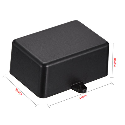 Harfington Uxcell 4Pcs 51 x 35 x 23mm Electronic Plastic DIY Junction Box Enclosure Case Black