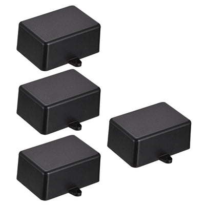 Harfington Uxcell 4Pcs 51 x 35 x 23mm Electronic Plastic DIY Junction Box Enclosure Case Black