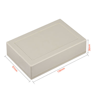 Harfington Uxcell 138 x 91 x 36mm Electronic Plastic DIY Junction Box Enclosure Case