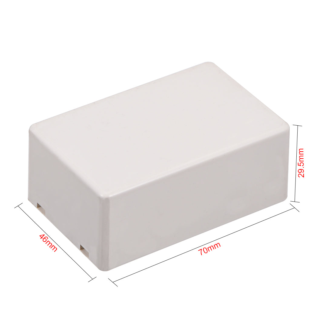 uxcell Uxcell 70 x 46 x 29.5mm Electronic Plastic DIY Junction Box Enclosure Case White