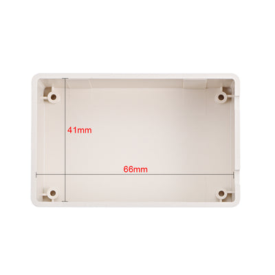 Harfington Uxcell 70 x 46 x 29.5mm Electronic Plastic DIY Junction Box Enclosure Case White